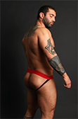 Addicted Fetish Cockring Double Jockstrap