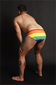 Bruto Pride Flag Swim Brief