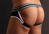 CellBlock 13 X-treme Hybrid Slingback Jockstrap with Cock Ring