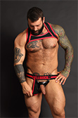 CellBlock 13 Sentinel Hybrid Jockstrap with Jock Armour Cockring