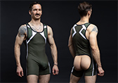 CellBlock 13 Take Down Open Back Wrestling Singlet