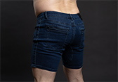 CellBlock 13 Castro Denim Zipper Short