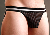 Raw Studio Mesh Pinstripe Jockstrap