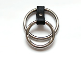 Raw Studio Double Metal Cock Rings - Fixed