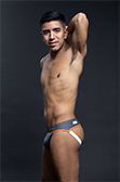 Raw Studio Orange Crush Full Cut Leather Jockstrap