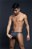 Raw Studio Orange Crush Full Cut Zipper Leather Jockstrap