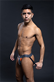 Raw Studio Orange Crush Crocodile Leather Jock: