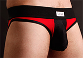 Sukrew Red/Black FV Brief (Jockstrap)