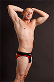 Sukrew Red/Black FV Brief (Jockstrap)