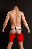 Maskulo Open Back Football Short w/ Cod Piece