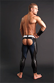 Maskulo Open Back Leggings with Easy Access Cod Piece