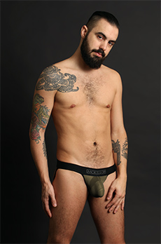 McKillop Max Bulge Sheer Mesh Jockstrap with Cock Ring