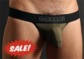 McKillop Max Bulge Sheer Mesh Jockstrap with Cock Ring