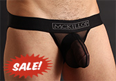 McKillop Max Bulge Sheer Mesh Jockstrap with Cock Ring