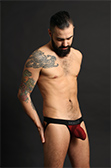 McKillop Max Bulge Sheer Mesh Jockstrap with Cock Ring