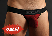 McKillop Max Bulge Sheer Mesh Jockstrap with Cock Ring