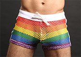 Alpha Charlie Scout Mesh Pride Shorts