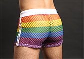 Alpha Charlie Scout Mesh Pride Shorts