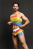 Alpha Charlie Scout Mesh Pride Shorts