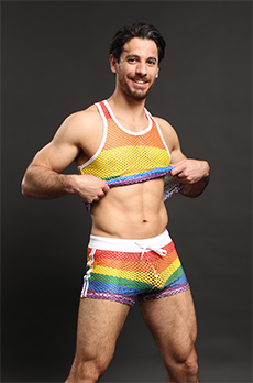 Alpha Charlie Scout Mesh Pride Shorts