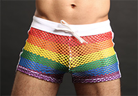 Alpha Charlie Scout Mesh Pride Shorts