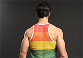 Alpha Charlie Scout Mesh Pride Tank Top