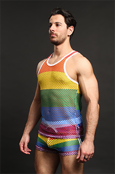 Alpha Charlie Scout Mesh Pride Tank Top