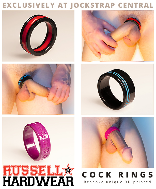 Russell Hardware Cock Rings Exclusively at Jockstrap Central