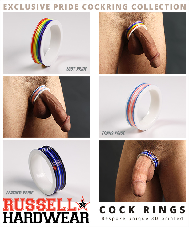 Russell Hardware Cock Rings - Pride Collection