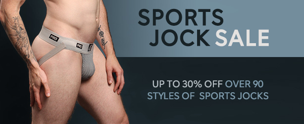 Sports Jockstrap Sale - up to 30% over 90 styles