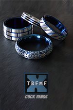 Xtreme Blue Balls Cock Ring Collection