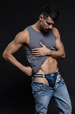 Raw Studio Blue Collar Jockstraps and Cock Rings