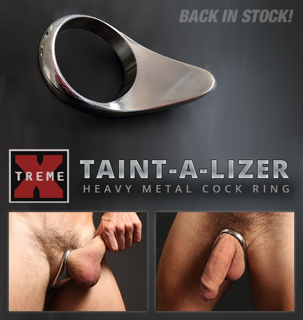 Xtreme Heavy Metal Taint-a-lizer Cock Ring